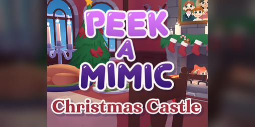 Cover image for Peek-A-Mimic Christmas Castle