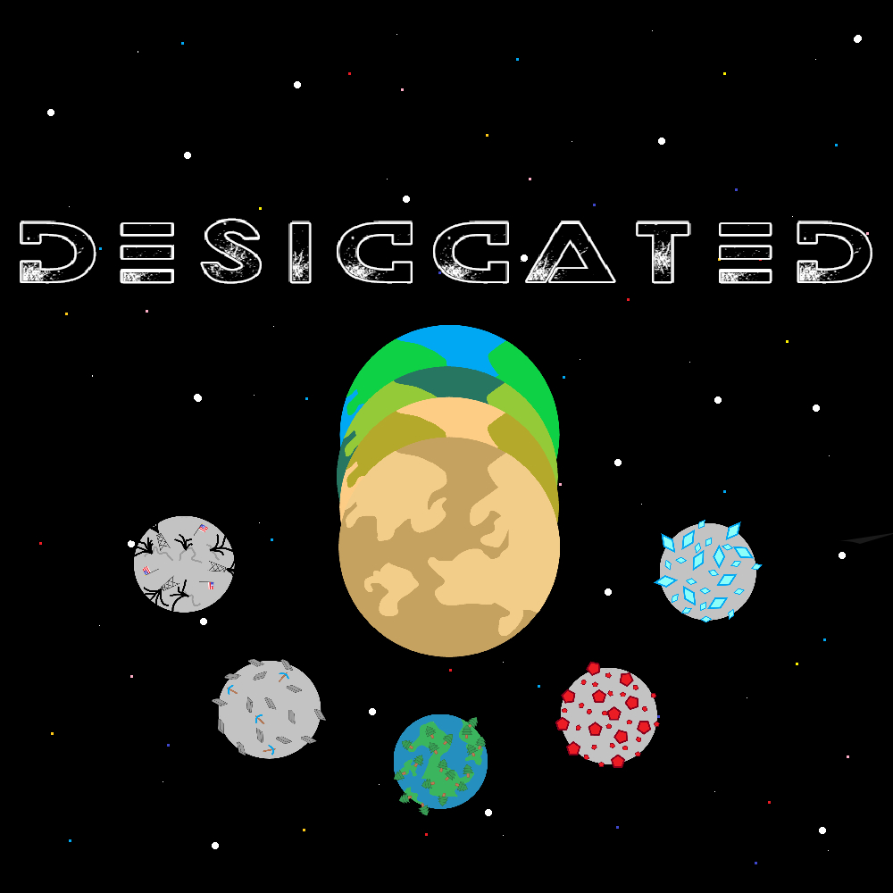 Desiccated