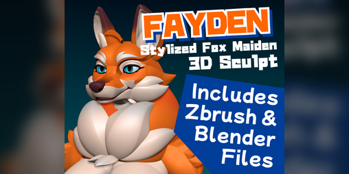 Cover image for Fayden - Stylized Female Fox Sculpt