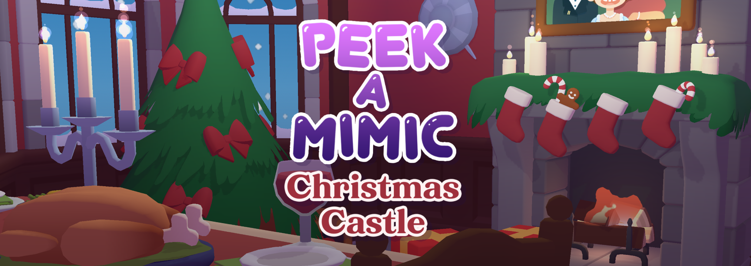 Peek-A-Mimic Christmas Castle