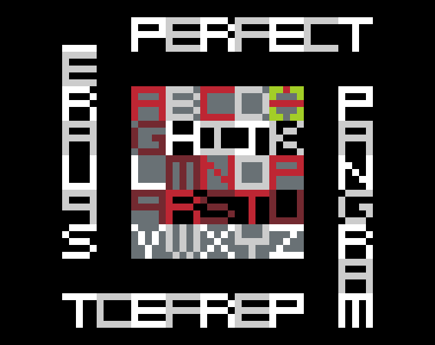 Perfect Pangram Perfect Square
