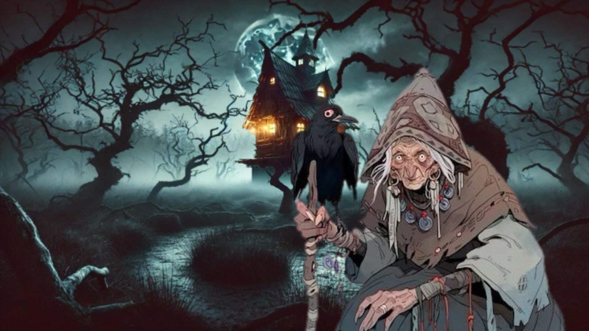 The Witch of the Woods by Eessen