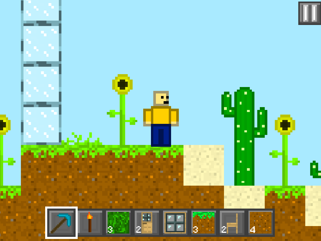 Glass, Cacti and Plains Biome