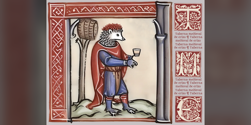 Cover image for Taberna medieval de erizo (Rol en solitario)
