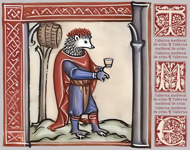 Cover image for Taberna medieval de erizo (Rol en solitario)