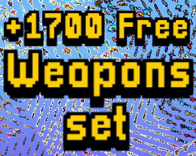 +1700 Weapons RPG set