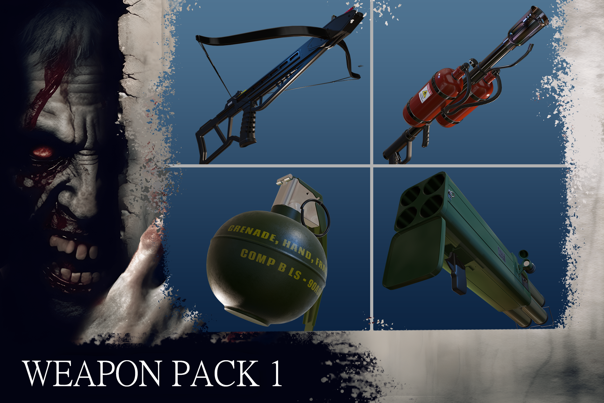 Retro Horror Weapon Pack 1