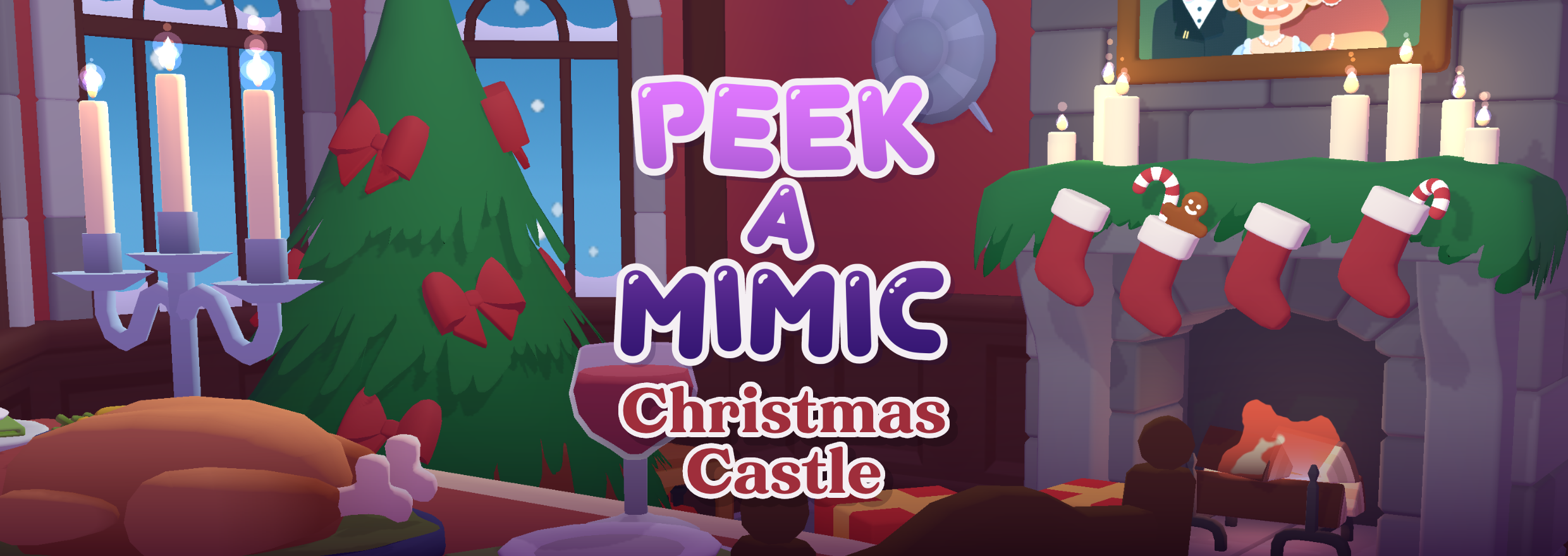 Peek-A-Mimic Christmas Castle