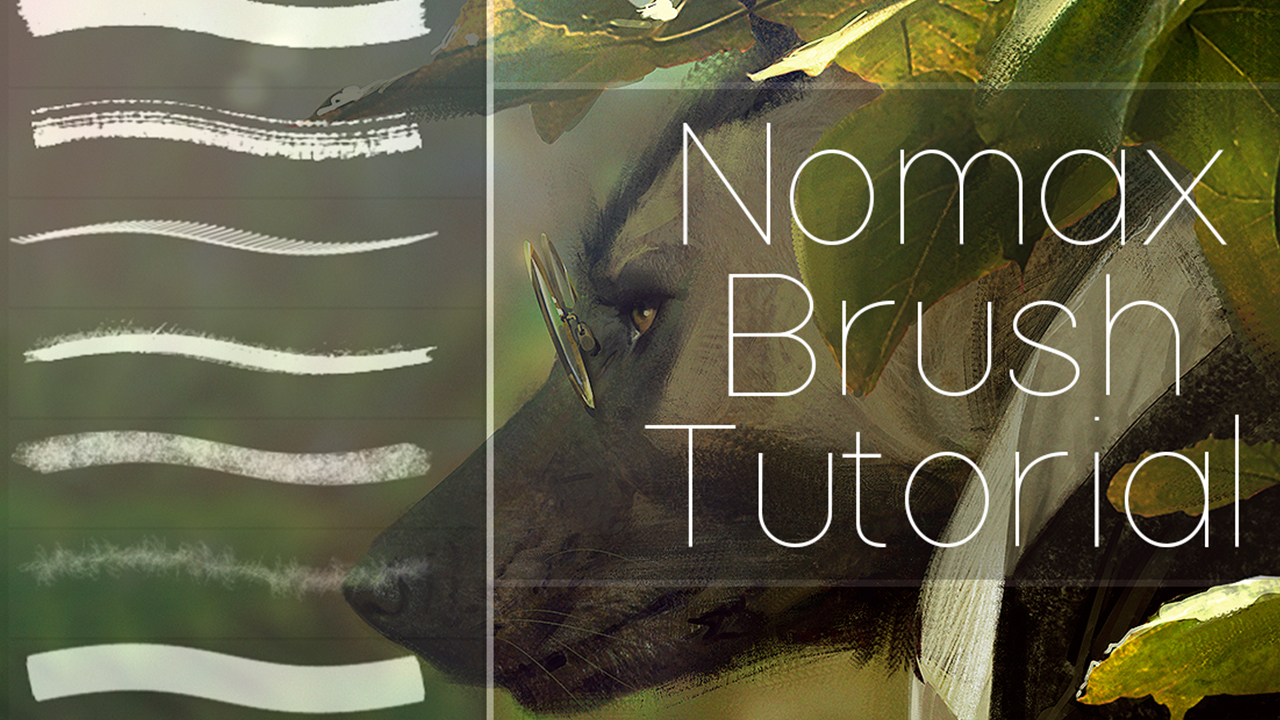 Nomax's Photoshop & Procreate Brushes + Tutorial Video