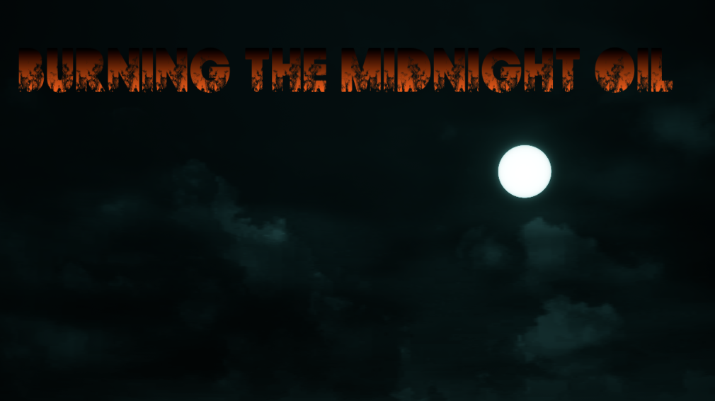 Burning The Midnight Oil cover