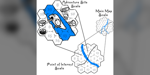 Cover image for Mausritter Zoomed in Hex Templates