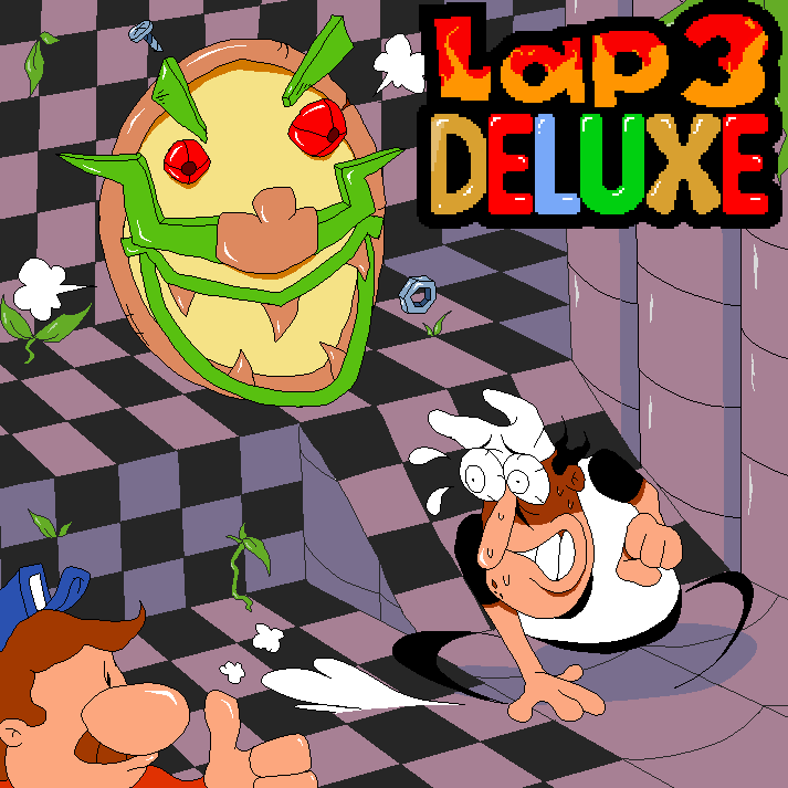 Cover image for Pizza Tower Lap 3 Deluxe (PRE SILVER UPDATE)