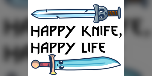 Cover image for Happy knife, happy life