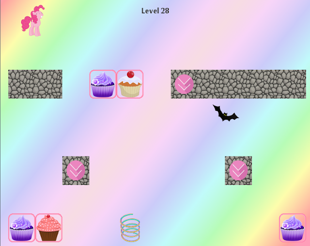 Cover image for Pinkie Pie and the muffins world
