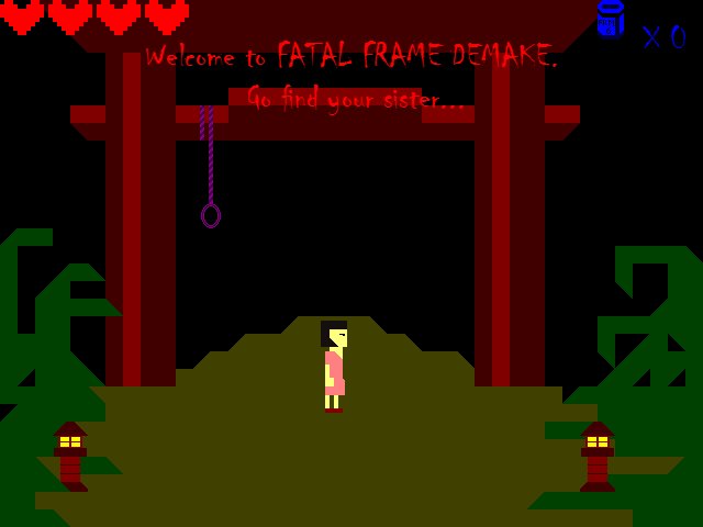 Fatal Frame Demake