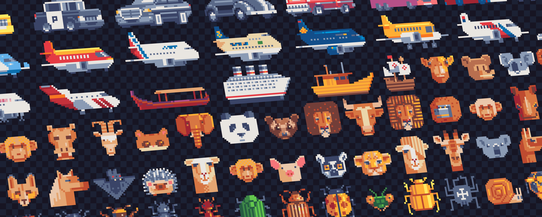 300 - Pixel Art Style Icons #1