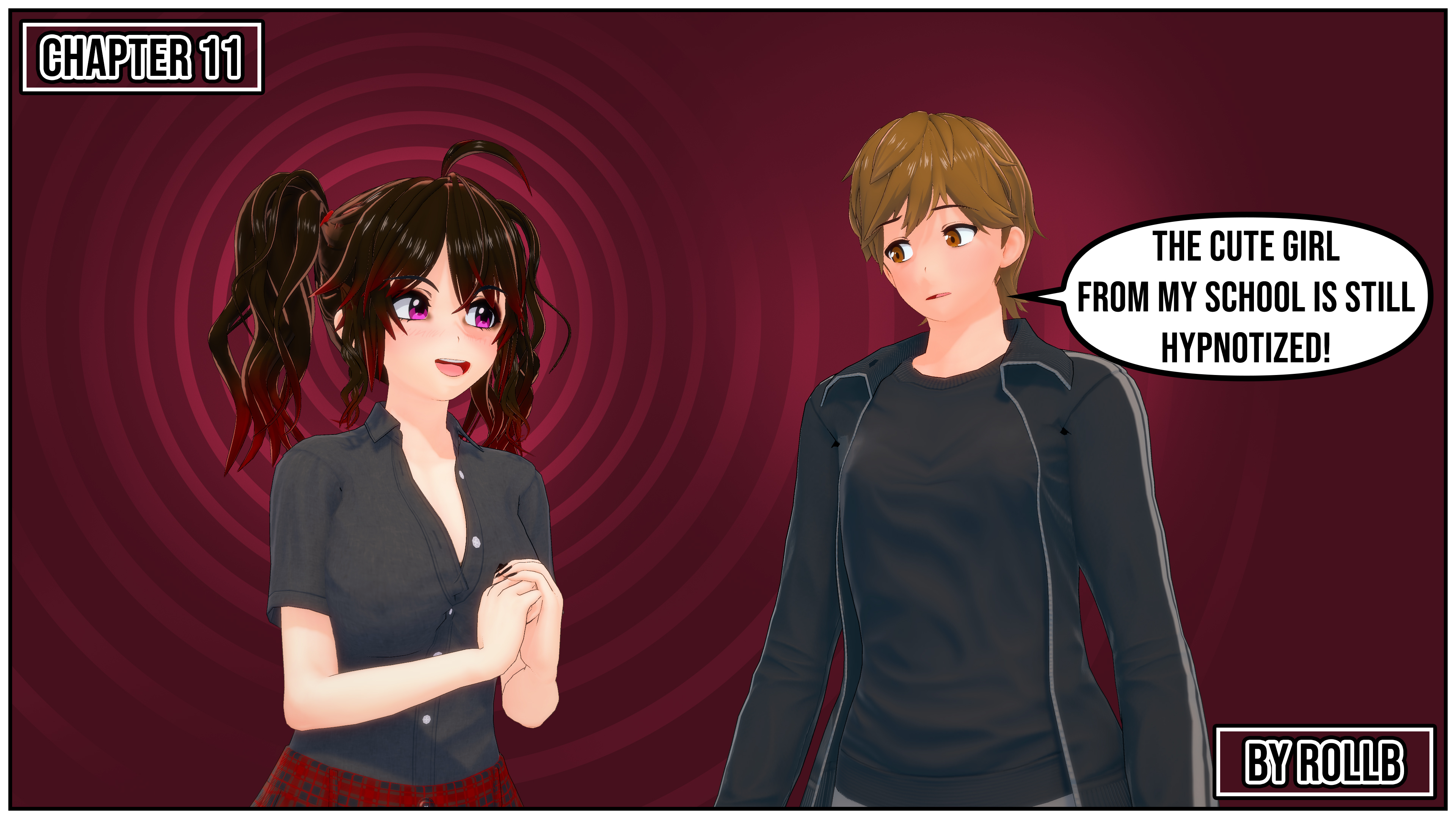 Cover image for The cute girl from my school is still hypnotized! Chapter 11