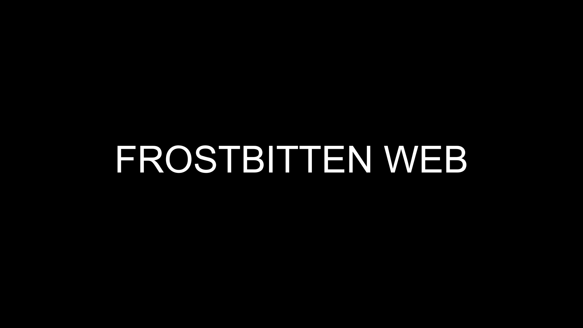 Frostbitten Web