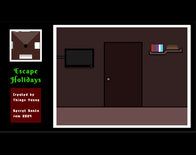 Cover image for Escape Holidays (Secret Santa Jam 2024)