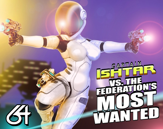 Cover image for CAPTAIN ISHTAR VS. THE FEDERATION'S MOST WANTED (C64)