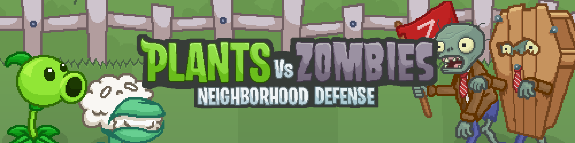 Plants vs Zombies Neighborhood Defense