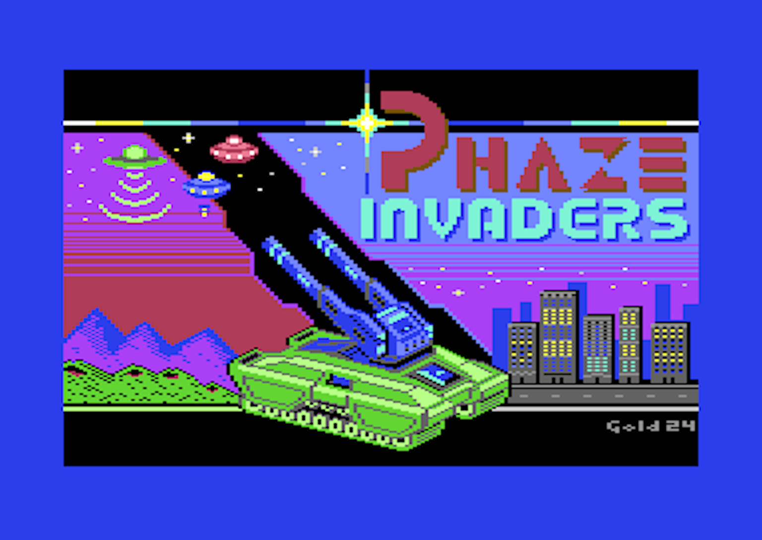 Phaze Invaders (C64) By Prince/Phaze101