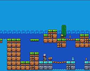 Coins and knight