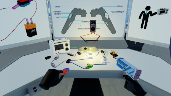 Entertaining physics VR