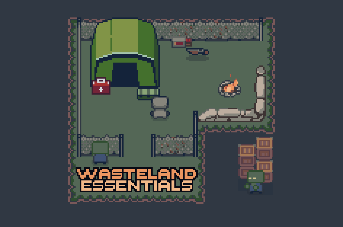 Wasteland Essentials RPG - 16x16 top down pixel art asset pack
