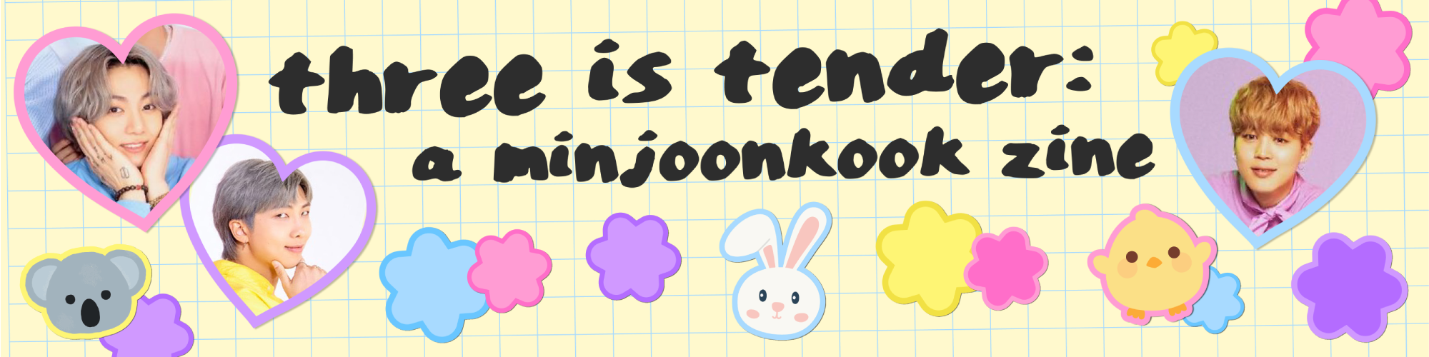 three is tender: a minjoonkook zine