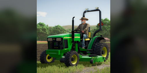 Cover image for FS25 John Deere 4100 Compact Tractor and Deck