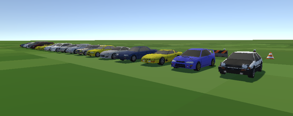 3D PIXELATED CARS