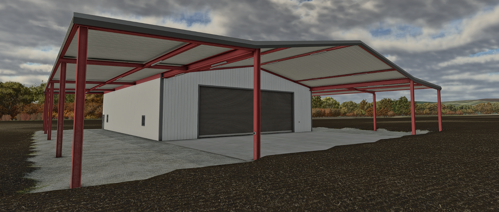 Cover image for fs25 american southern shed