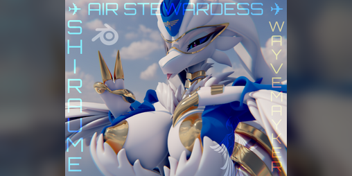 Cover image for ✈ Air Stewardess Shiraume! ✈ [Blender]