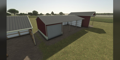 Cover image for FS25 Three Side Shed Door