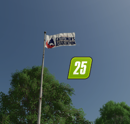 Cover image for USA Cattlemans Association Flag