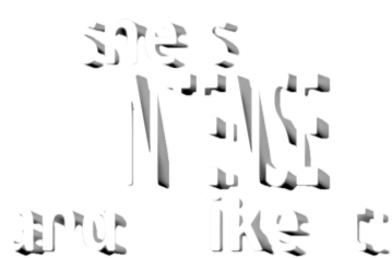 She's intense and I like it!