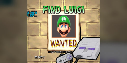 Cover image for Find Luigi - SNES Version
