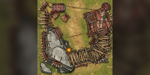 Cover image for Modular Bandit Camp Battlemap