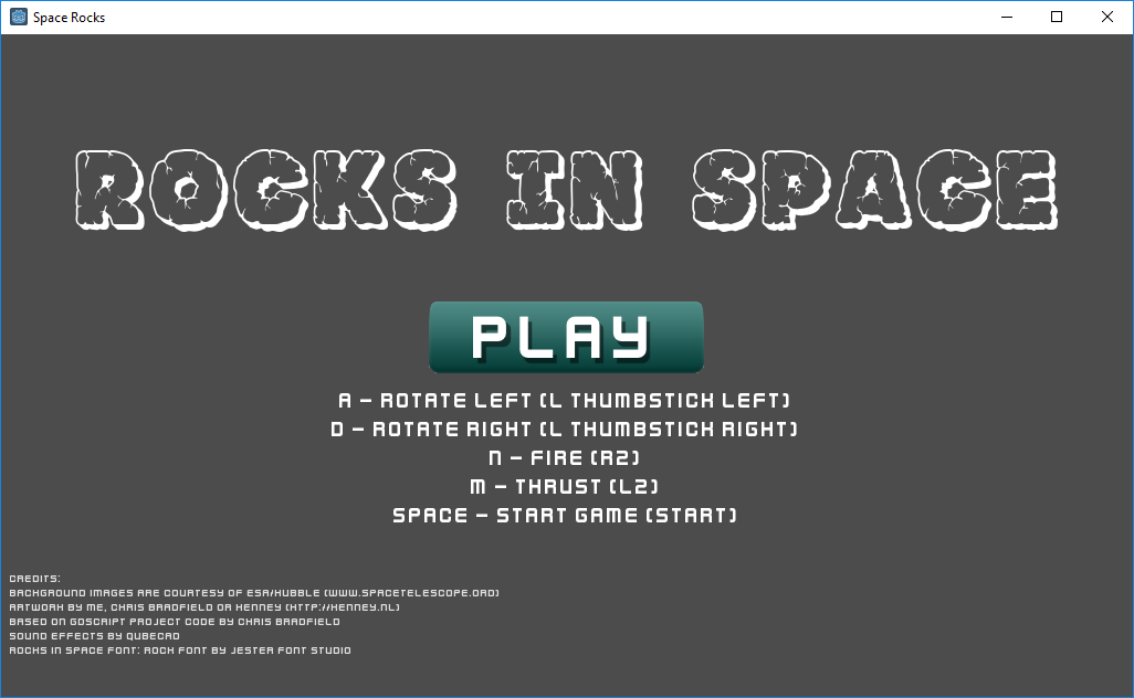Rocks In Space