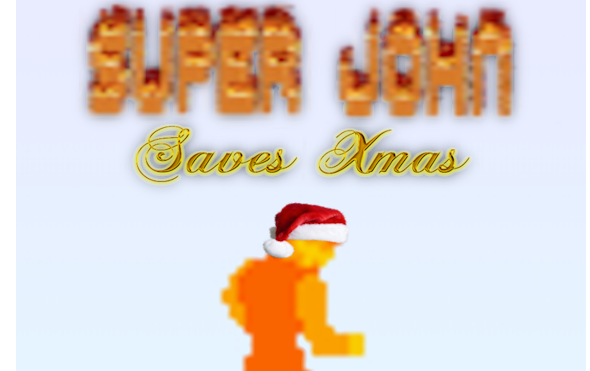 Cover image for Super John Saves Xmas