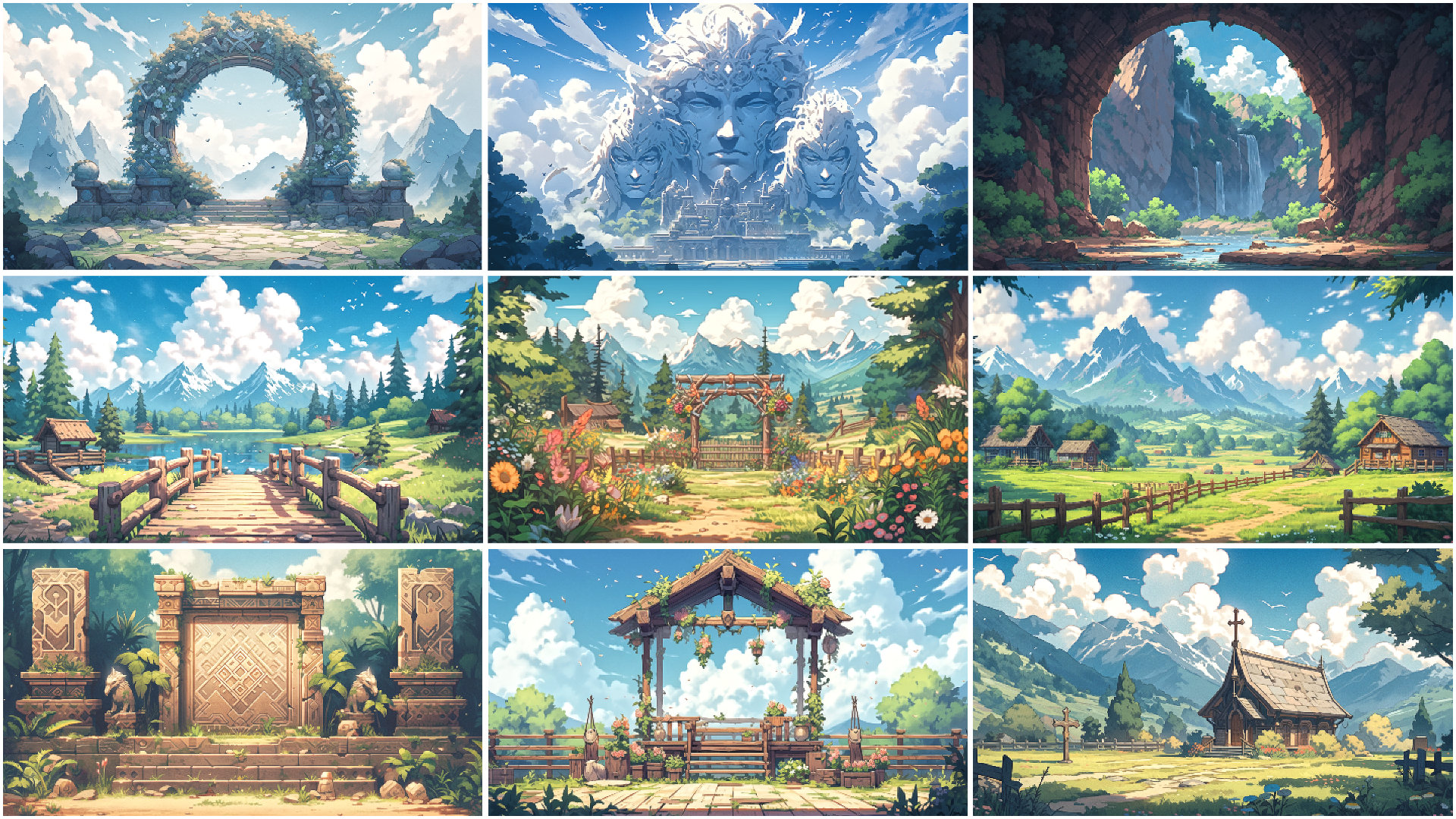 BACKGROUND - Pixel Mountain 2