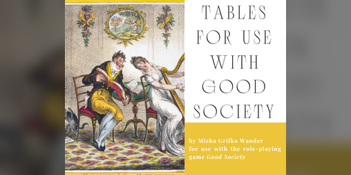Cover image for Tables for Use with Good Society