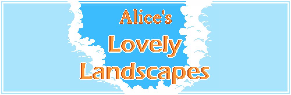 Alice's Lovely Landscapes - 8-bit Parallax Backgrounds