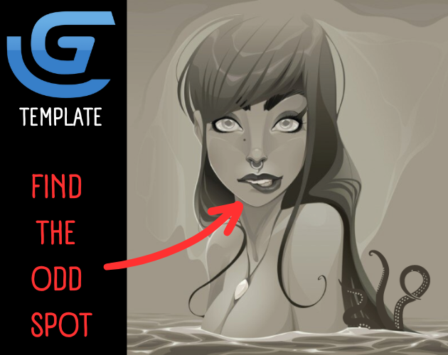 Find the spot gdevelop editable template