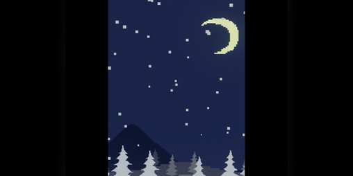 Cover image for Pixel Winter Scene