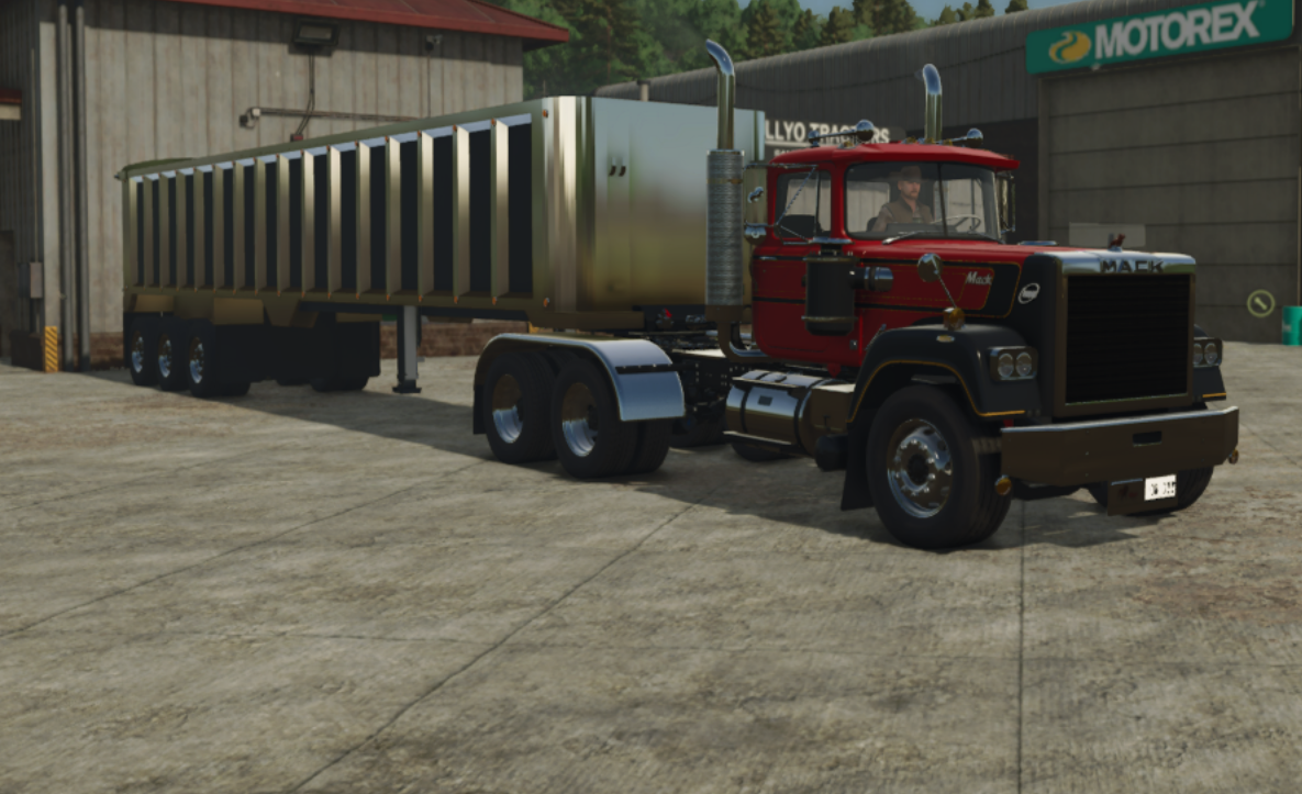 Cover image for FS25 Lizard frameless end dump for pc V2 Fix