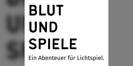 Cover image for Blut und Spiele (Ashcan Version)