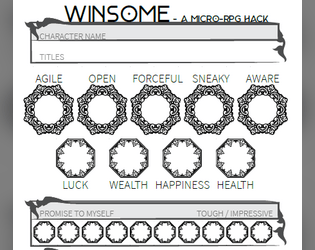 Winsome   - A micro-rpg born from Ironsworn 