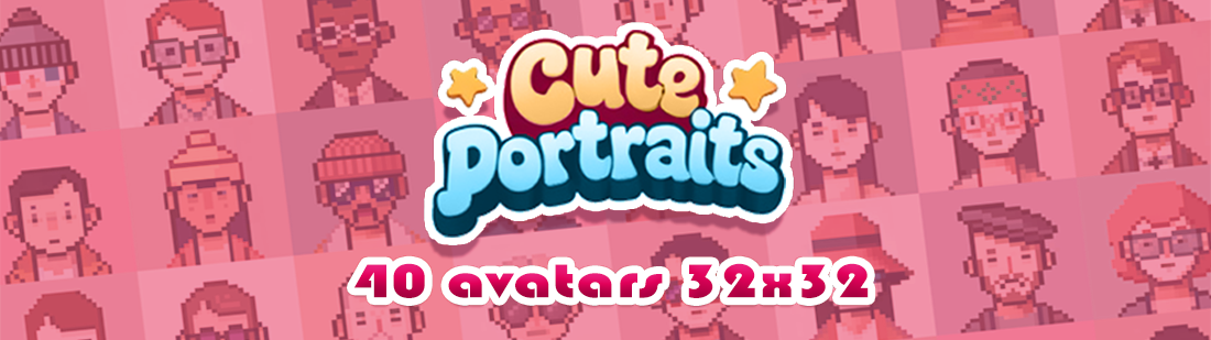 40 Cute Portraits 32x32